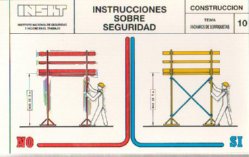 SI - NO CONSTRUCCION ANDAMIOS SI NO INSHT (25)  IMAGEN FOTOGRAFIA